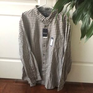 NWT haggar flannel shirt